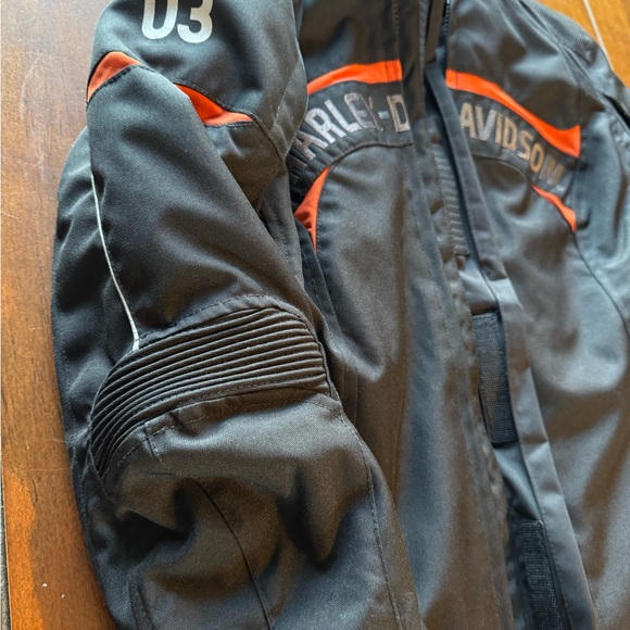 Harley-Davidson Women’s 3 in 1 Black and Orange Jacket - Picture 10 of 11